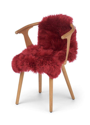Merino Lammfell | Neuseeland | Ca. 90x60 cm Rot Apfel