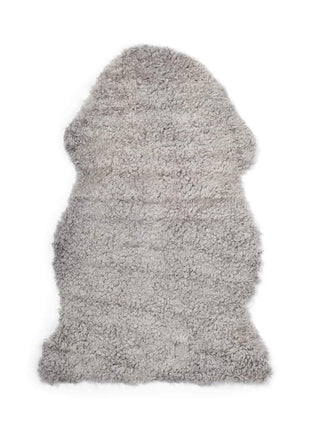 Merino Lammfell | Kurzhaar | Ca. 90x60 cm Grau