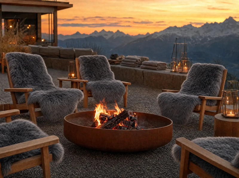 Feuerstelle & Terrasse