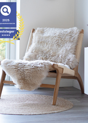 Merino Doppeltes Lammfell | Langhaar | 170x60 cm