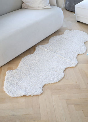 Lammfell Teppich | Kurzhaar | Neuseeland | 170x110 cm Beige