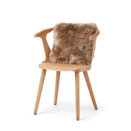 Fellkissen Langhaar | Neuseeland | 40x40 cm Taupe