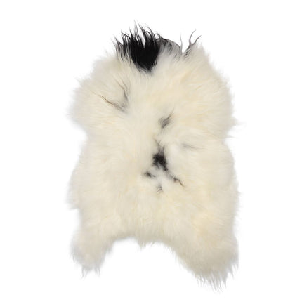 Lammfell Premium | Langhaar | Island | 90x60 cm Mix/Gefleckt