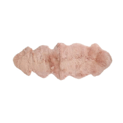 Merino Doppeltes Lammfell | Langhaar | 170x60 cm Rosa