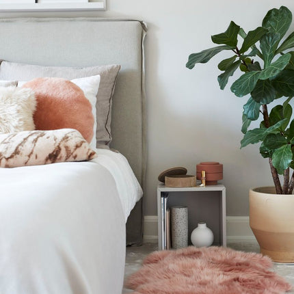 Velourkissen | Neuseeland | D45 & D62 cm Vintage Rosa