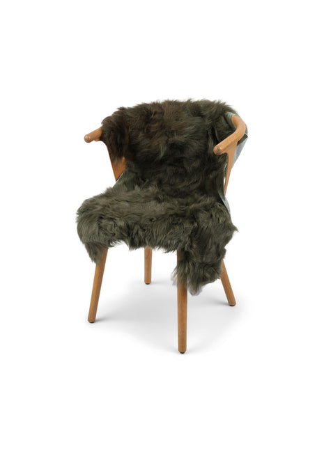 Lammfell | Tibet | Grün/Braun | 100x60 cm [LIMITED EDITION]