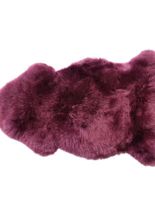 Merino Lammfell | Neuseeland | Ca. 90x60 cm Aubergine