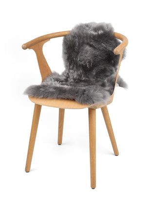 Lammfell | Neuseeland | 70+ cm Grau