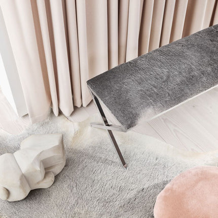 Velourkissen | Neuseeland | D45 & D62 cm Beige