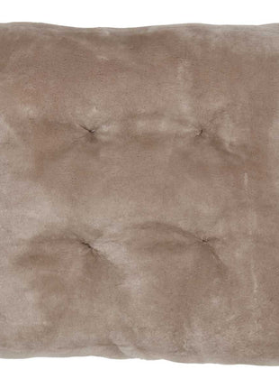 Mokassin-Sitzbezug | Kalblederrücken Silber Grau