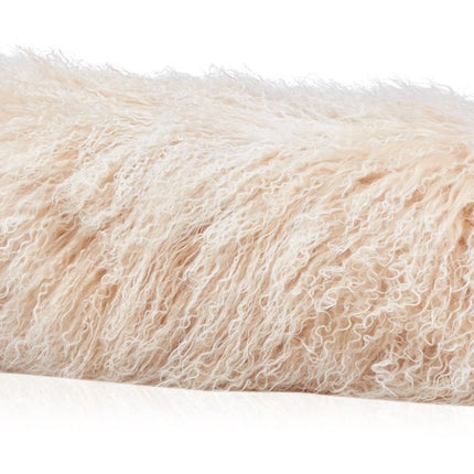 Lammfellkissen | Tibet | Zylinder | D20x52 cm