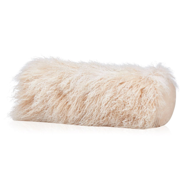 Lammfellkissen | Tibet | Zylinder | D20x52 cm