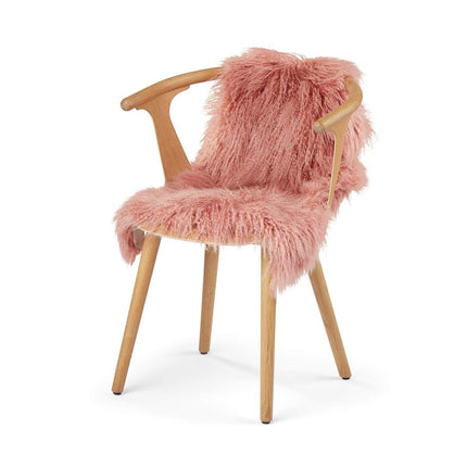 Lammfell | Tibet | 85x50 cm Altrosa