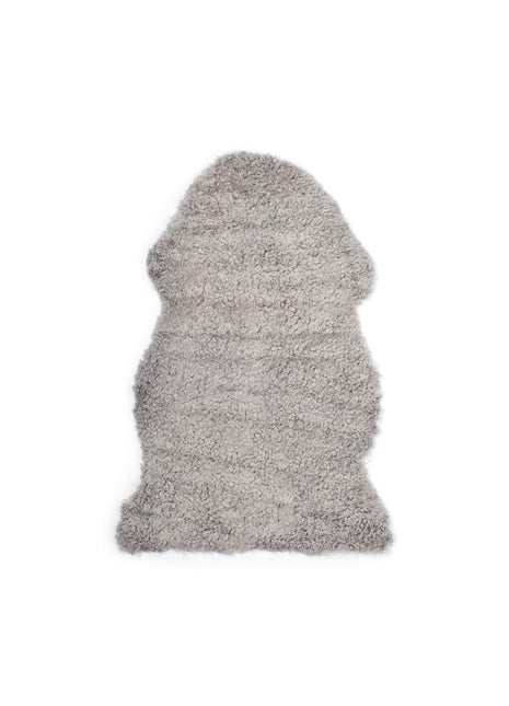 Merino Lammfell | Kurzhaar | Ca. 90x60 cm Grau