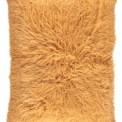 Lammfellkissen Premium | Tibet | 60x90 cm Goldgelb
