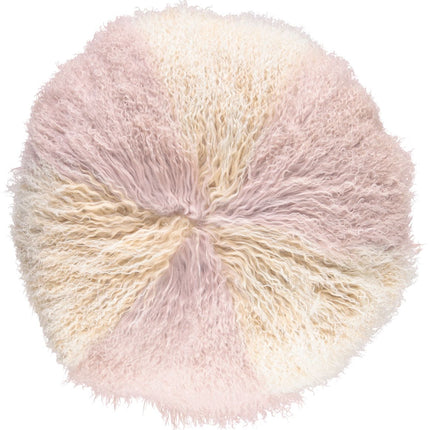 Lammfellkissen | Tibet | D38 cm | D45 cm | D62 cm Arctic Sunrise/Dove