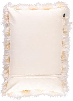 Lammfellkissen Premium | Tibet | 60x90 cm Arctic Sunrise/Elfenbein