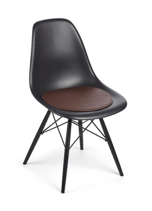 Kuhfell Stuhlauflage | Brasilien | D38 cm Dunkelbraun