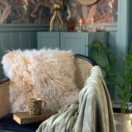 Tibetisches Kissen | 40x40 cm Arctic Sunrise