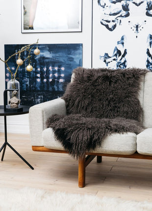 Lammfell | Tibet | 85x50 cm [SONDERANGEBOT] Taupe