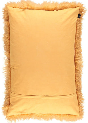 Lammfellkissen Premium | Tibet | 60x90 cm Goldgelb