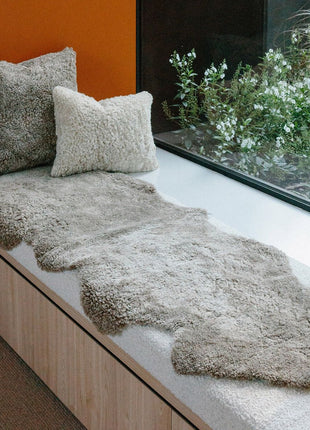 Lammfell Teppich | Kurzhaar | Neuseeland | 170x60 cm Beige