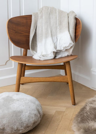 Wolldecke | Mohair | 130x170 cm Hellbeige