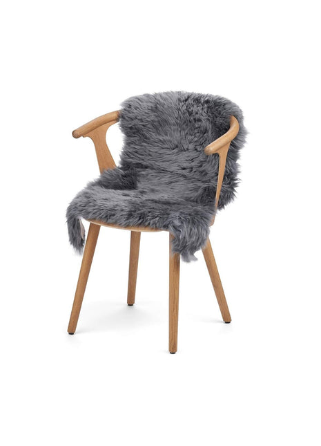 Merino Lammfell | Langhaar | ca. 100x60 cm Stahl