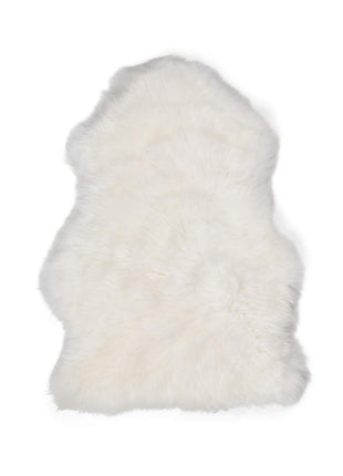 Mini Merino Lammfell | Langhaar | Neuseeland | 65x45 cm Weiß
