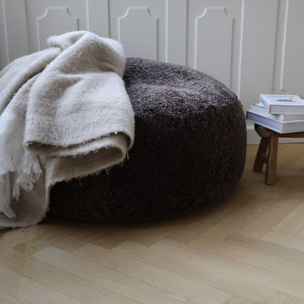 Wolldecke | Mohair | 130x170 cm Hellbeige