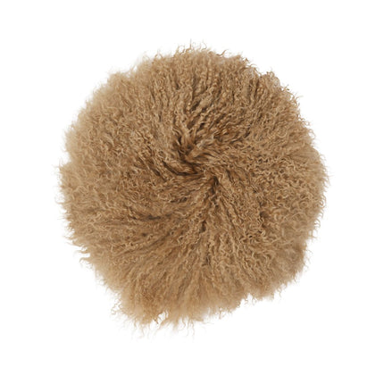Stuhlkissen | Tibet | D34 cm Sand Taupe