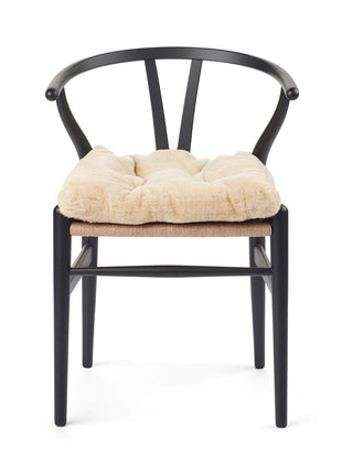 Mokassin-Sitzbezug | Kalblederrücken Natürlich