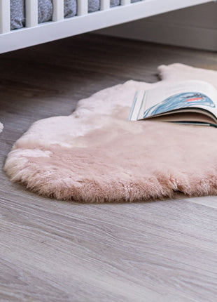 Baby Lammfell | Kurzhaar | Neuseeland Hellrosa