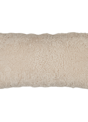 Fellkissen | Doppelseitig | Neuseeland | 30x60 cm Beige